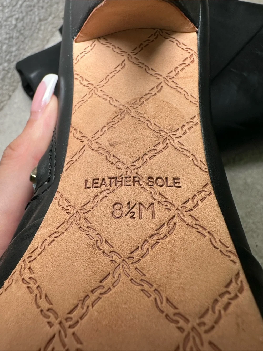 L.A.M.B. Black Leather Over-the-Knee Stiletto Boots Sexy Party Rich Luxury 8.5
